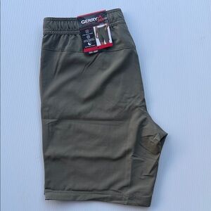 Gerry Men's Shorts Pull On Athletic Trail Shorts With Drawstring Pockets Size M
